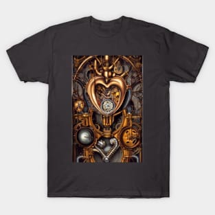 Steampunk mechanical heart T-Shirt